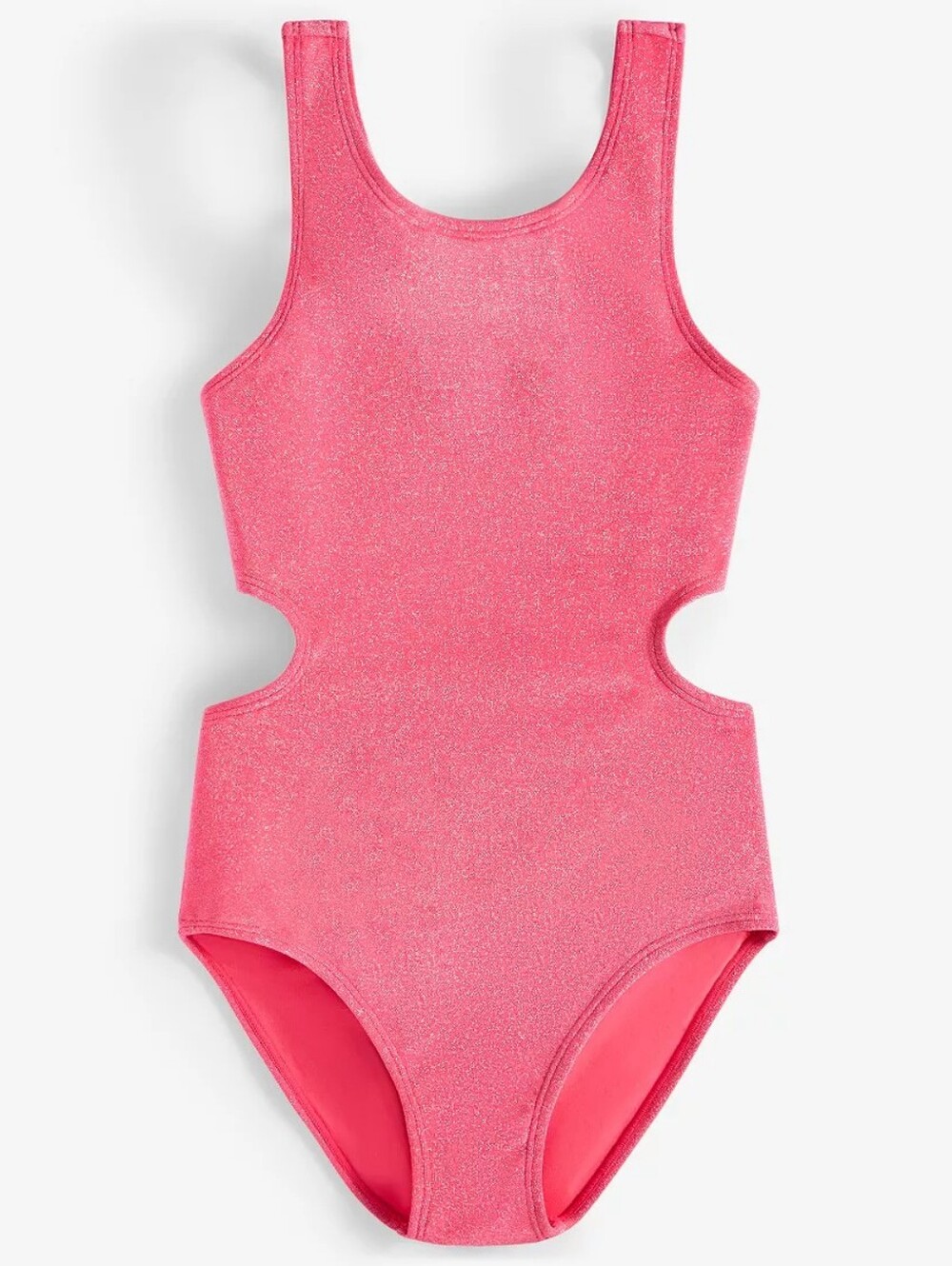 Epic Threads Girls Pink Metallic One Piece Swimsuit